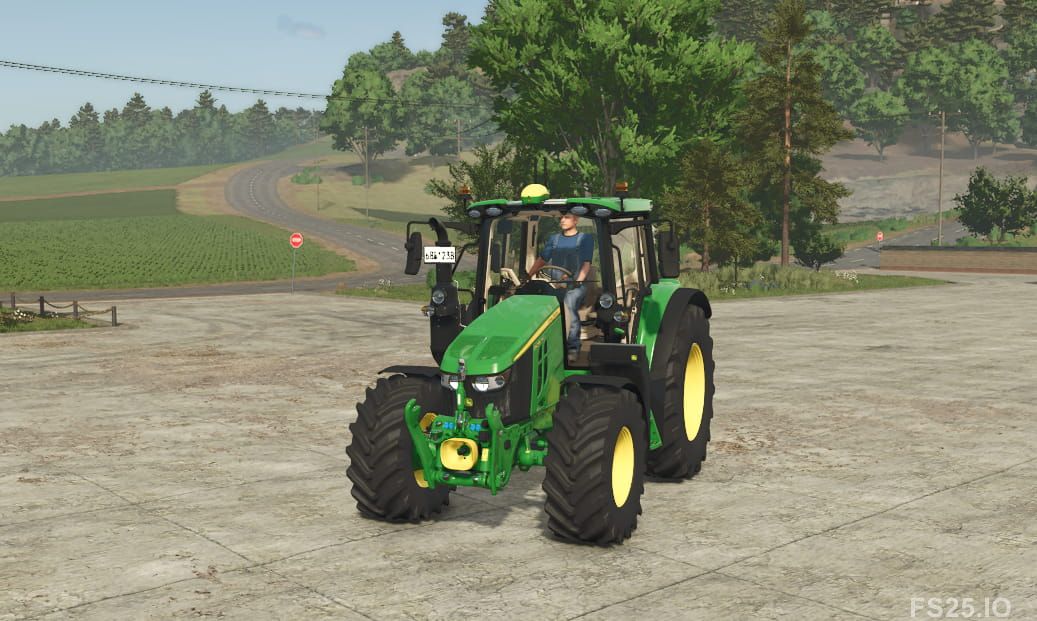 John Deere 6M V1.0.3.0 (FS25 Mods) Free Download
