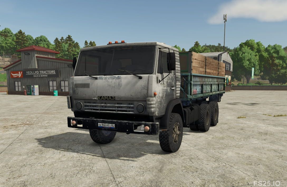 Download KamAZ-5320 and GKB-8551 V1.0 FS25 Mods