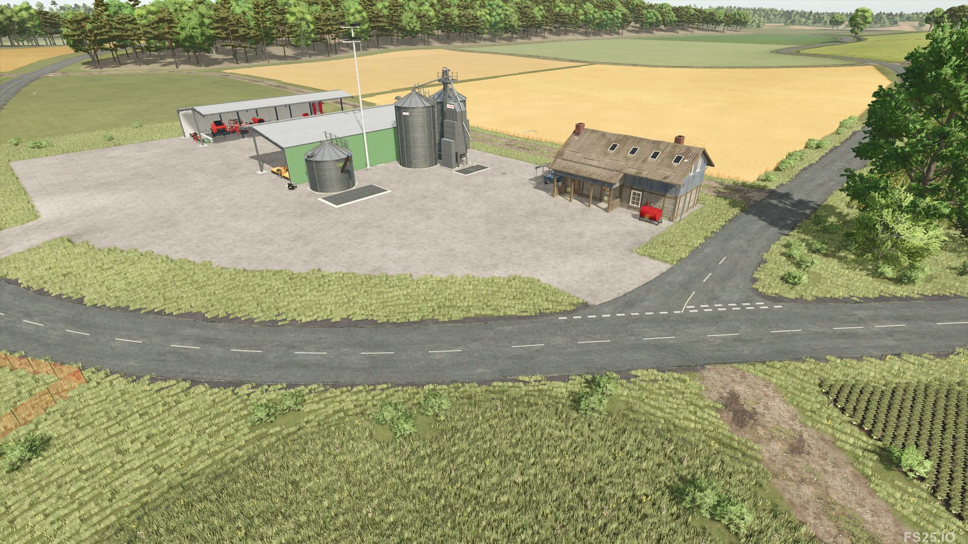 Download The Countryside Lands V1.0.0.0 FS25 Mods