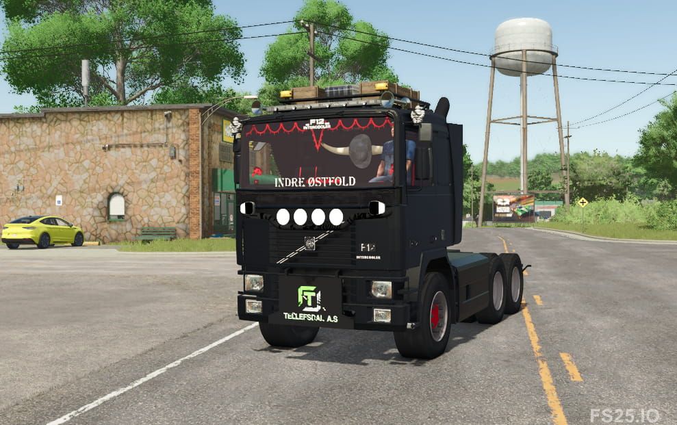 Download Volvo F12 6×2 V1.0 FS25 Mods